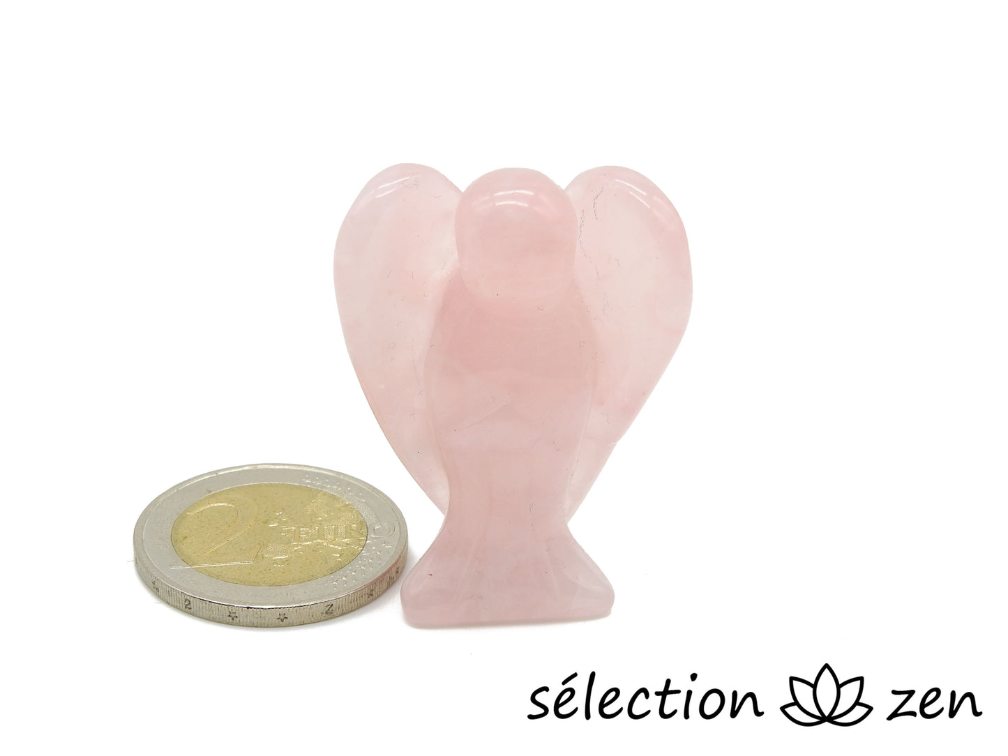 selection zen ange quartz rose petit modèle