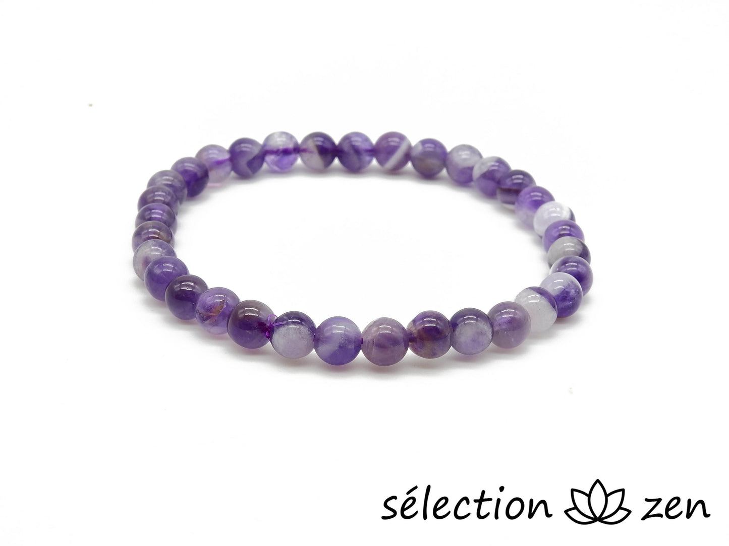 améthyste bracelet 5mm selection-zen