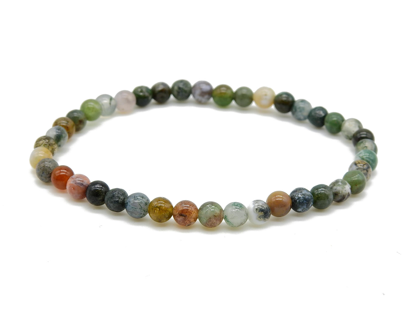 selection zen bracelet élastique 4mm agate indienne