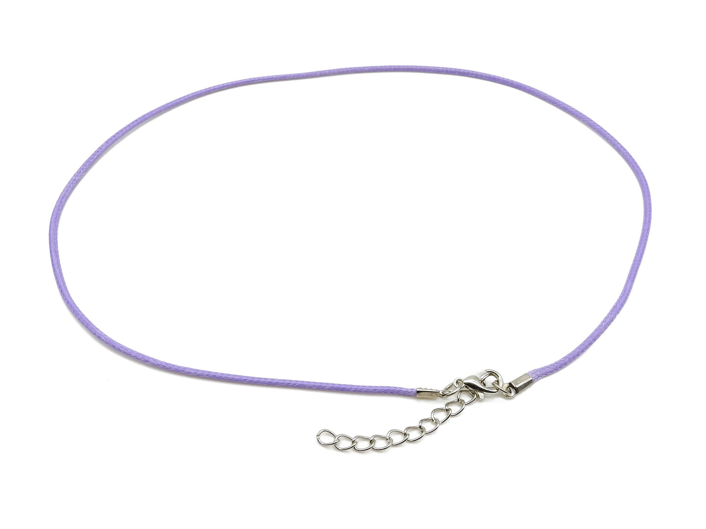 selection zen cordon 45cm réglable violet lavande 2mm