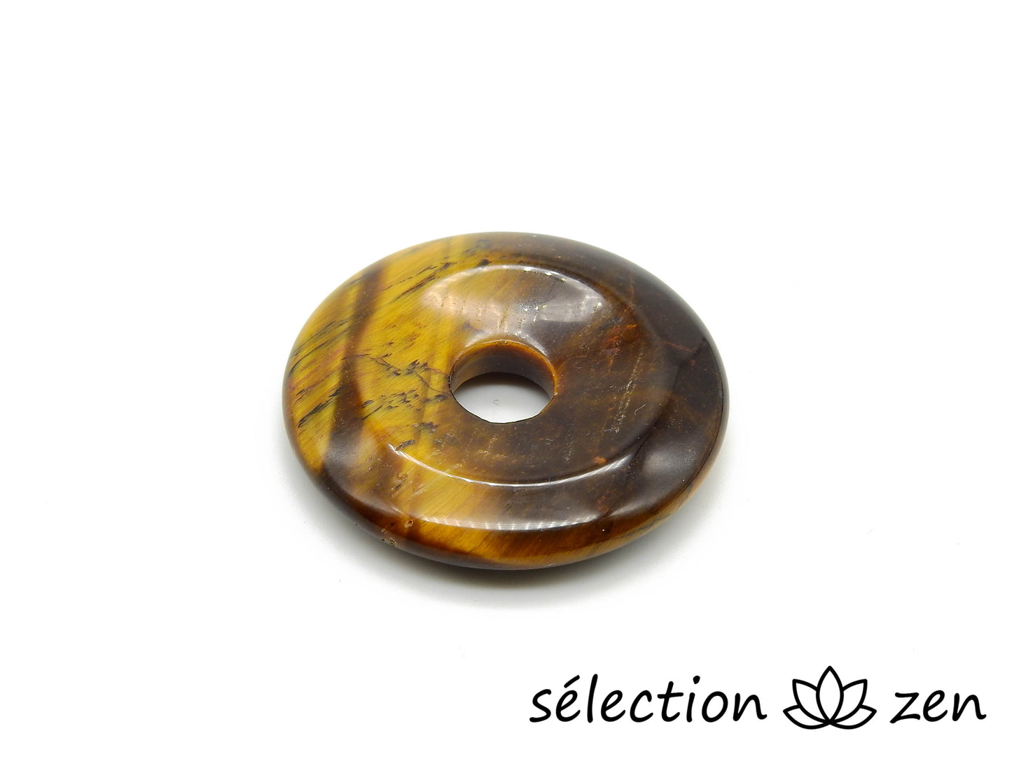 selection zen donut œil de tigre jaune pi chinois 2,9cm