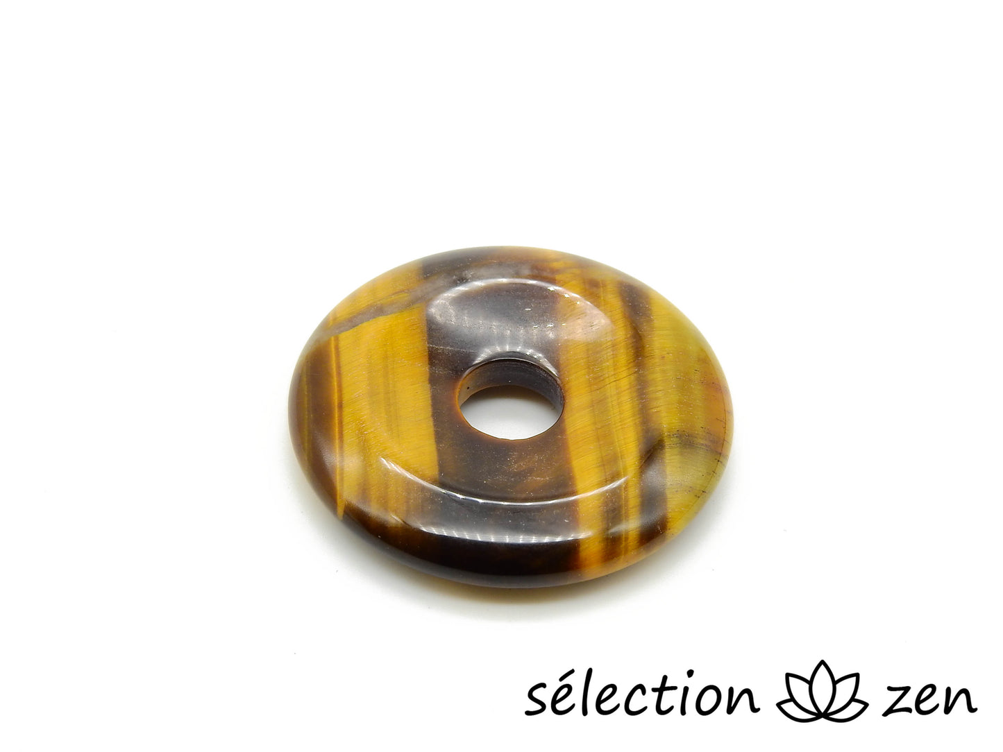 selection zen donut 3cm oeil de tigre jaune pi chinois