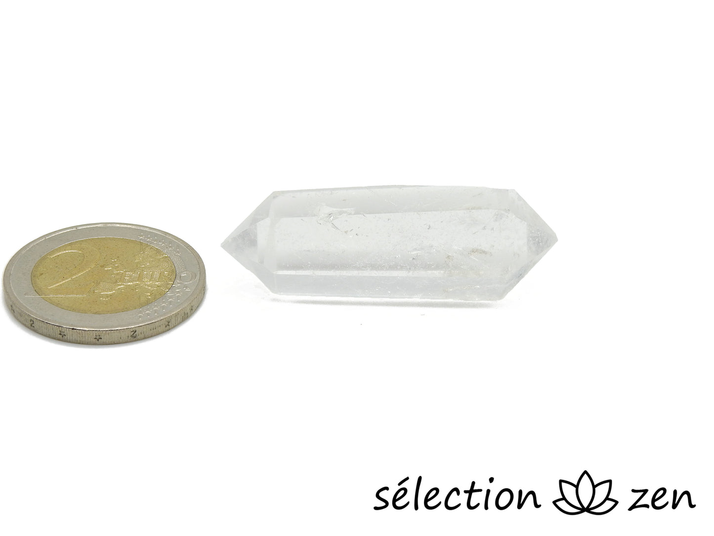 double pointe cristal de roche selection-zen