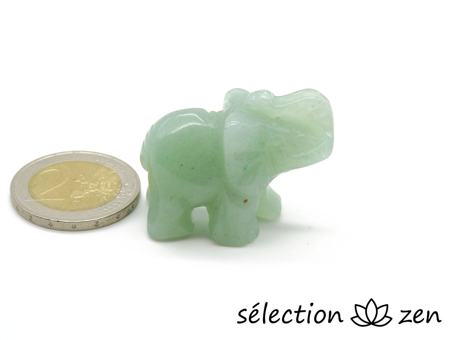 sujet en pierre selection zen éléphant en aventurine