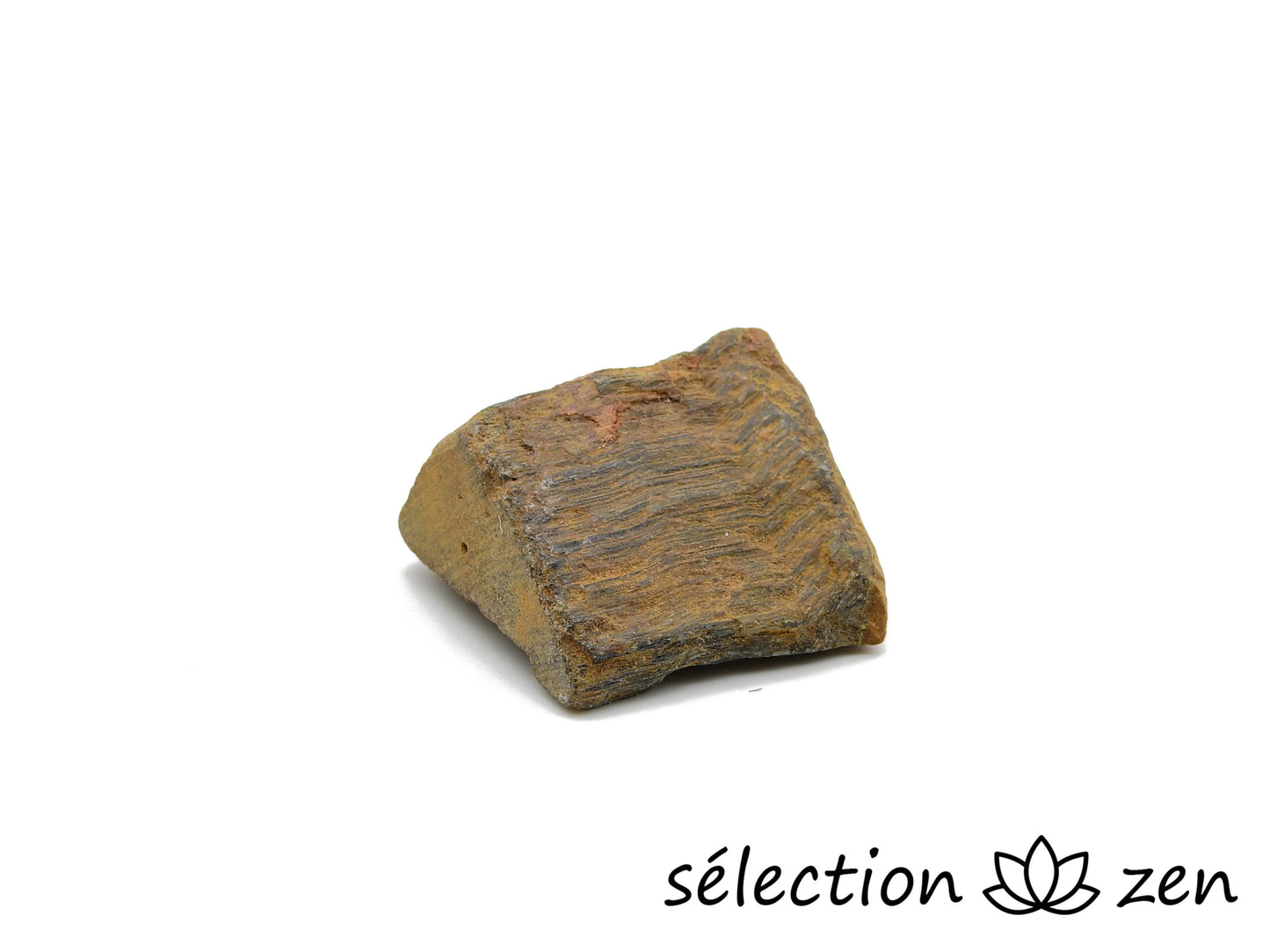 selection-zen pierre brute oeil de tigre jaune 2-4cm