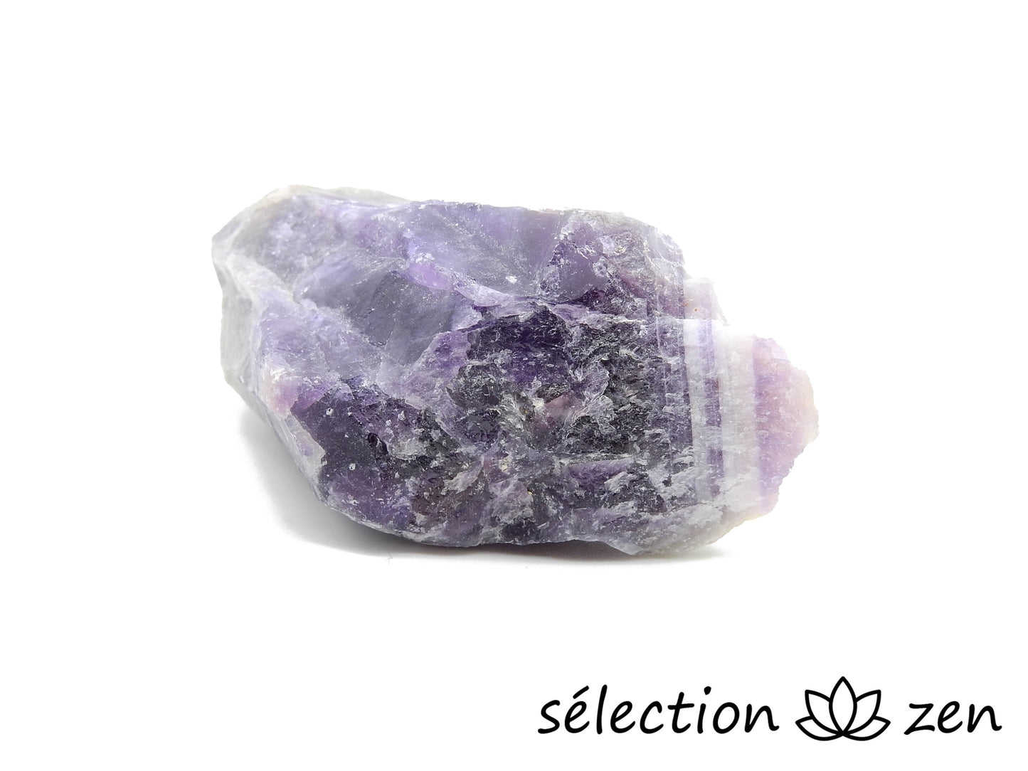 selection-zen pierre brute améthyste 5-6cm