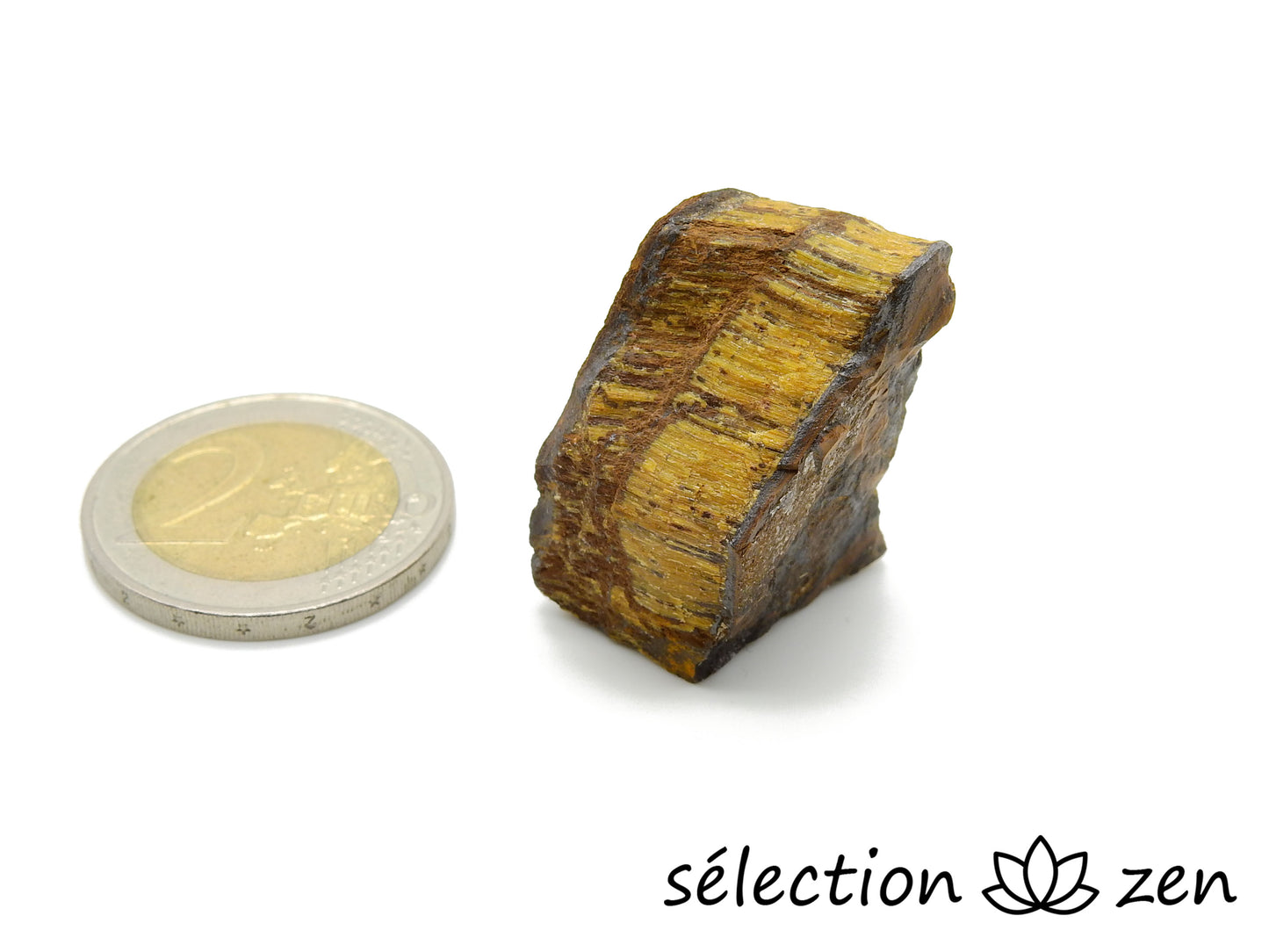 selection zen pierre naturelle brute oeil de tigre jaune
