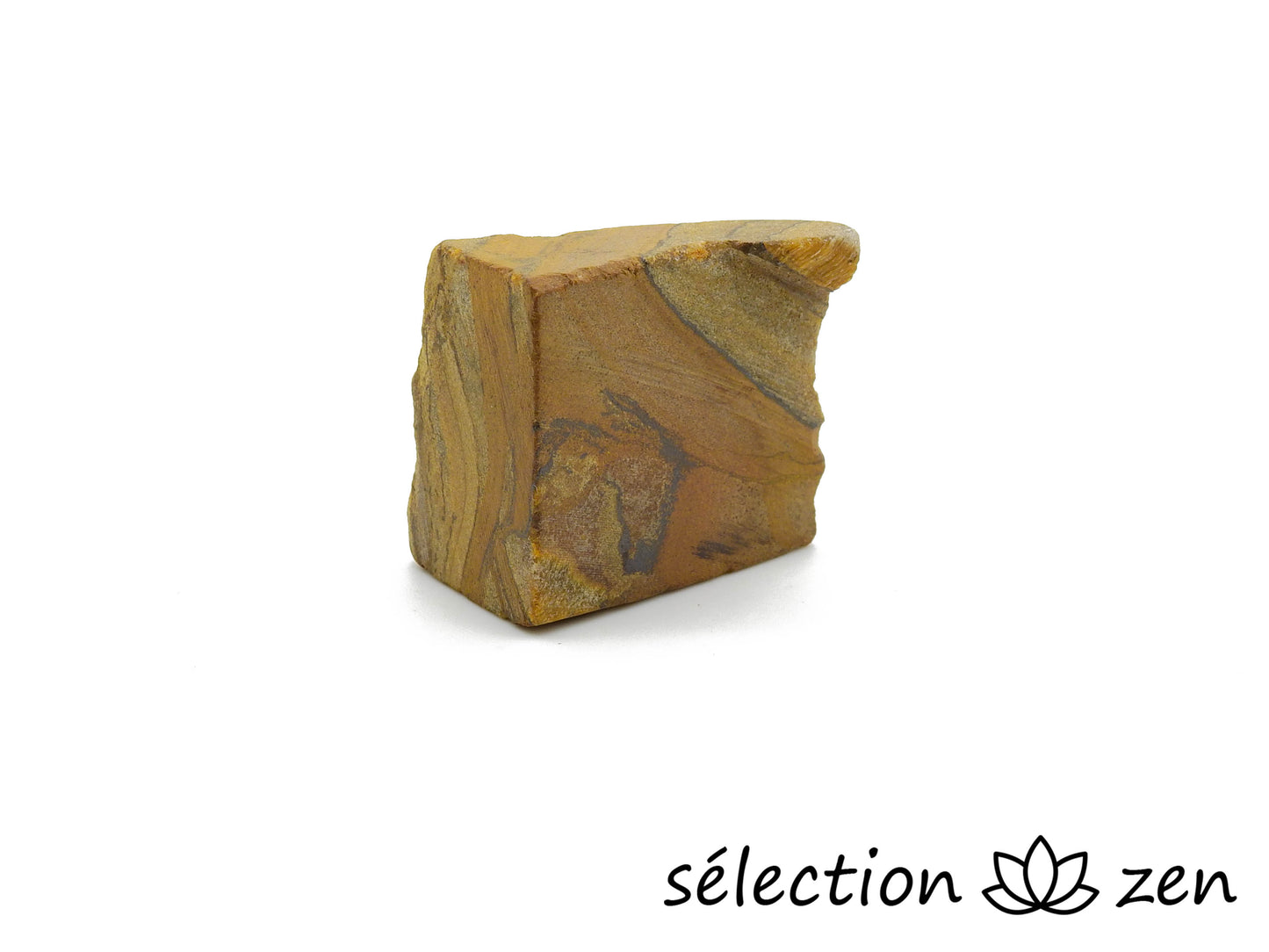 selection zen pierre brute 2-4cm oeil de tigre jaune