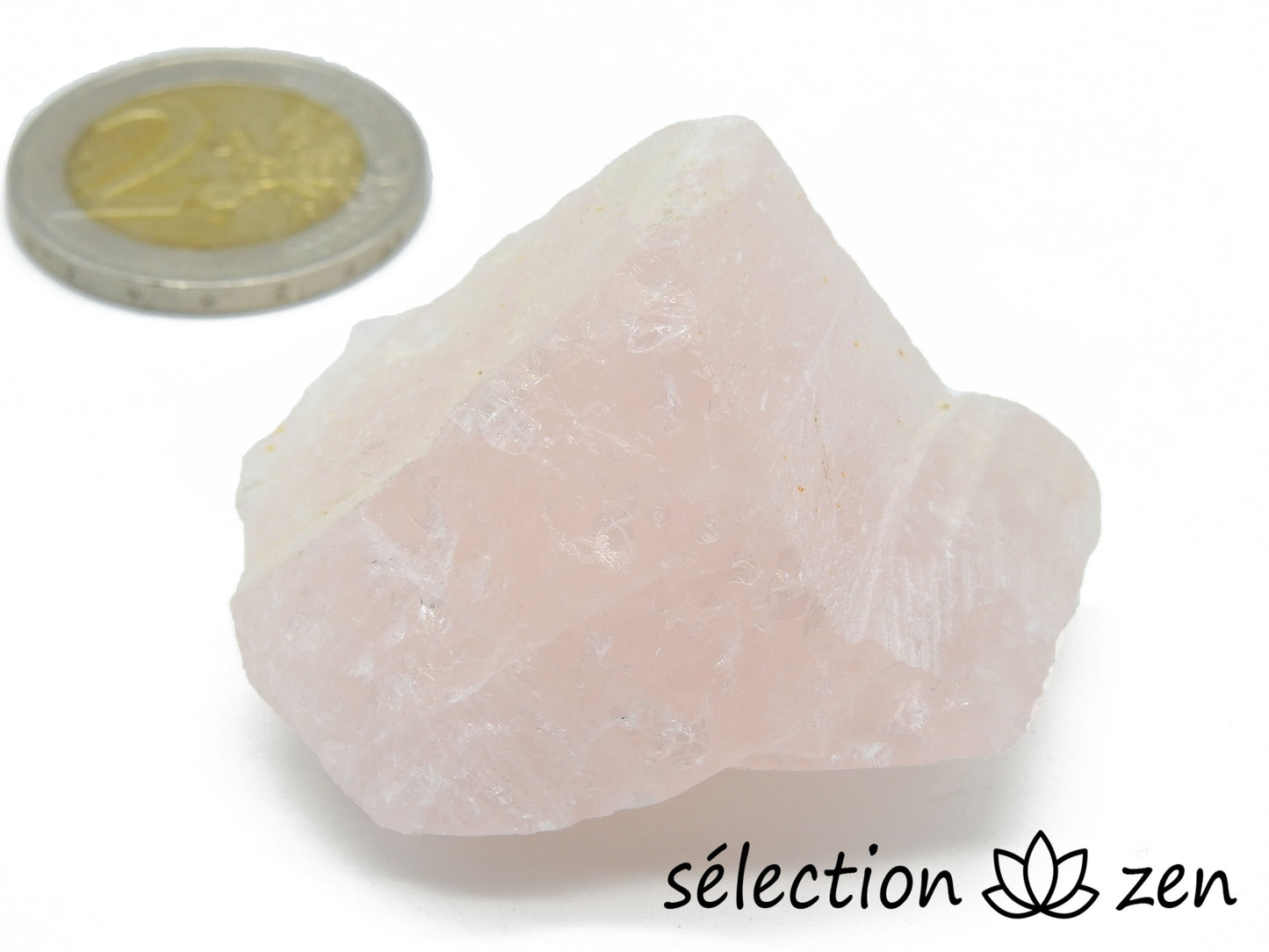 selection-zen quartz rose minerai brut 3-5cm