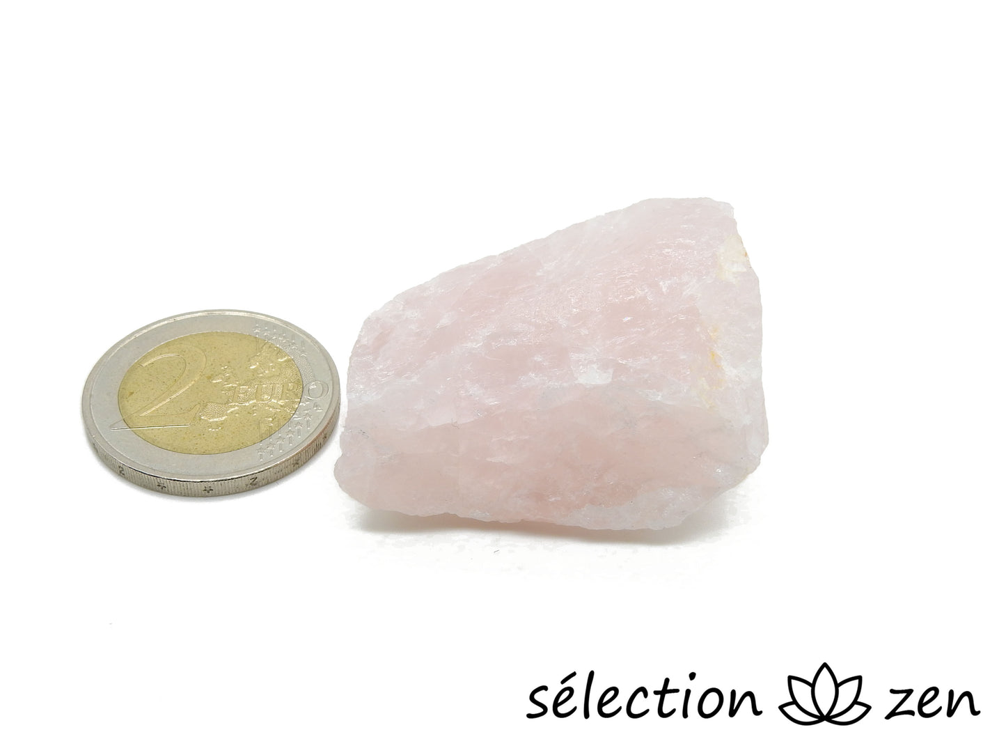minerai brut quartz rose selection-zen