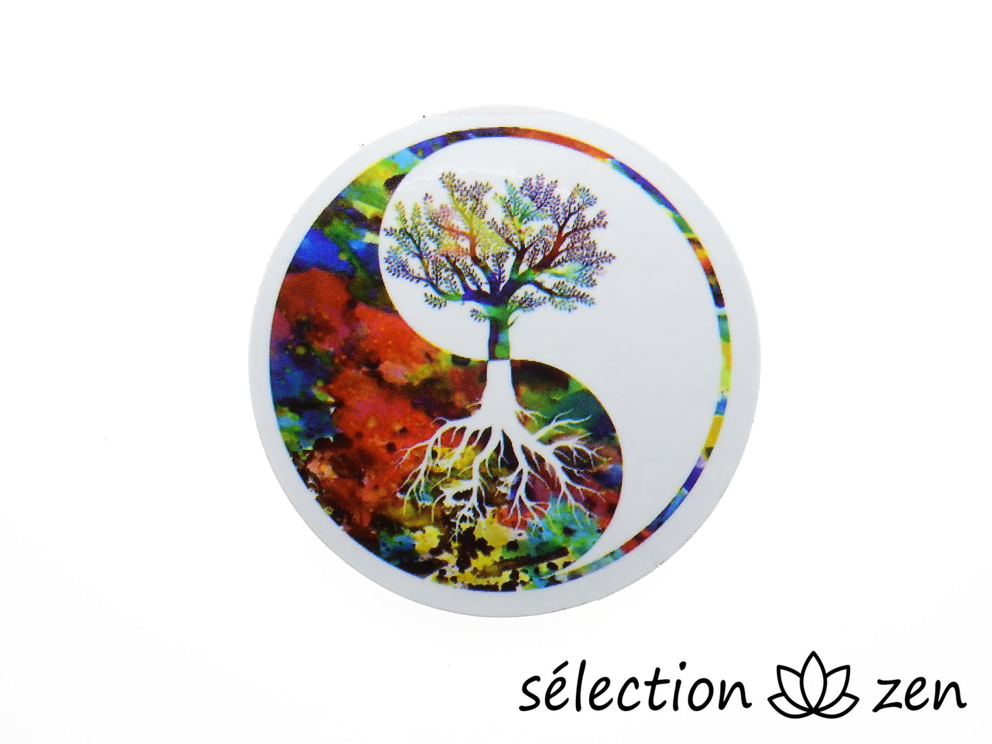 autocollant arbre de vie yin yang selection-zen