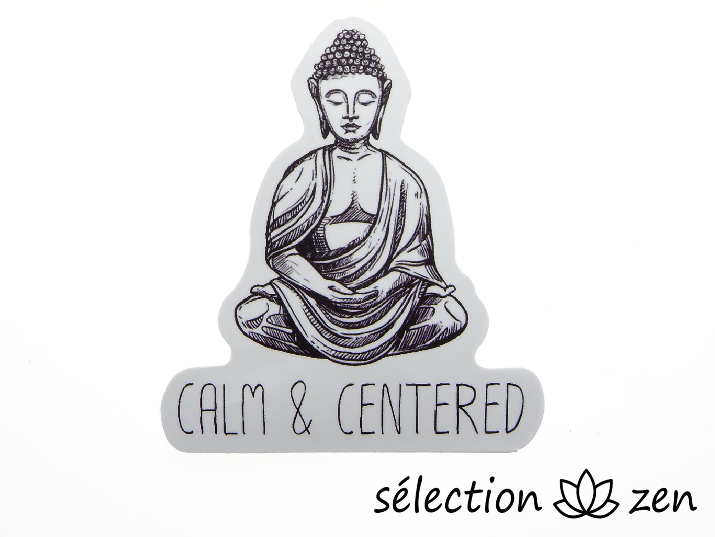 autocollant bouddha selection-zen