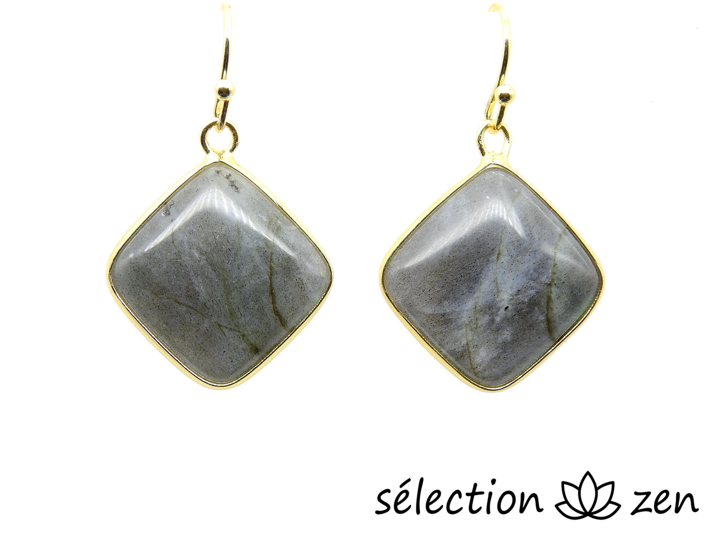 boucles d'oreilles labradorite élégance selection zen