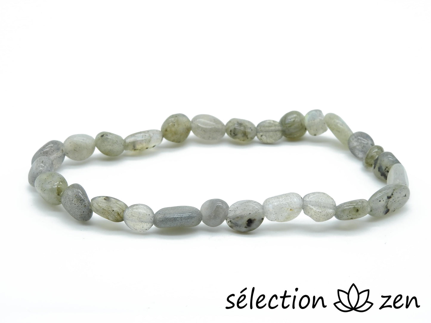 bracelet labradorite pierres roulées 7mm 19cm selection-zen