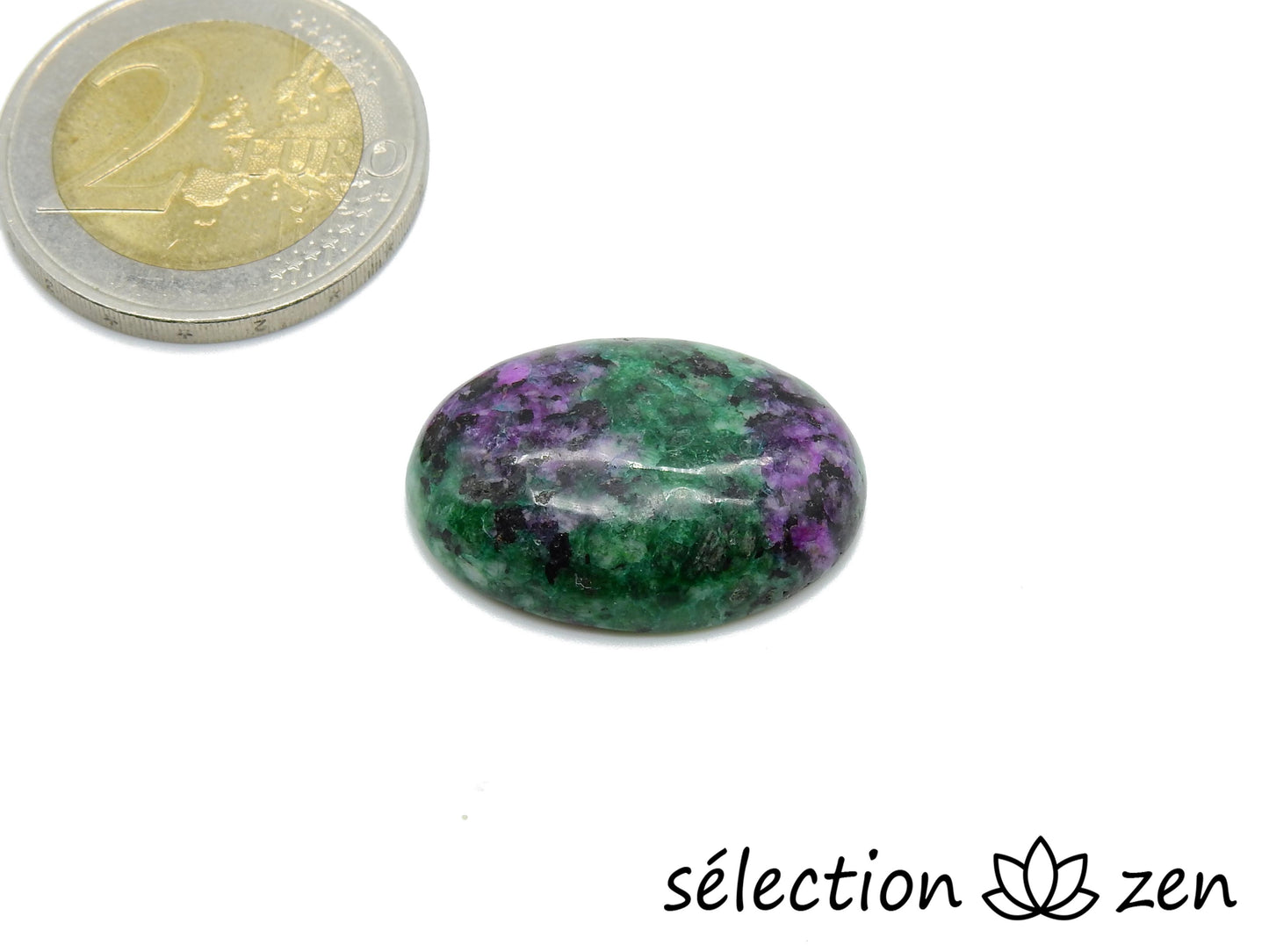 selection zen cabochon rubis zoisite 18x25mm