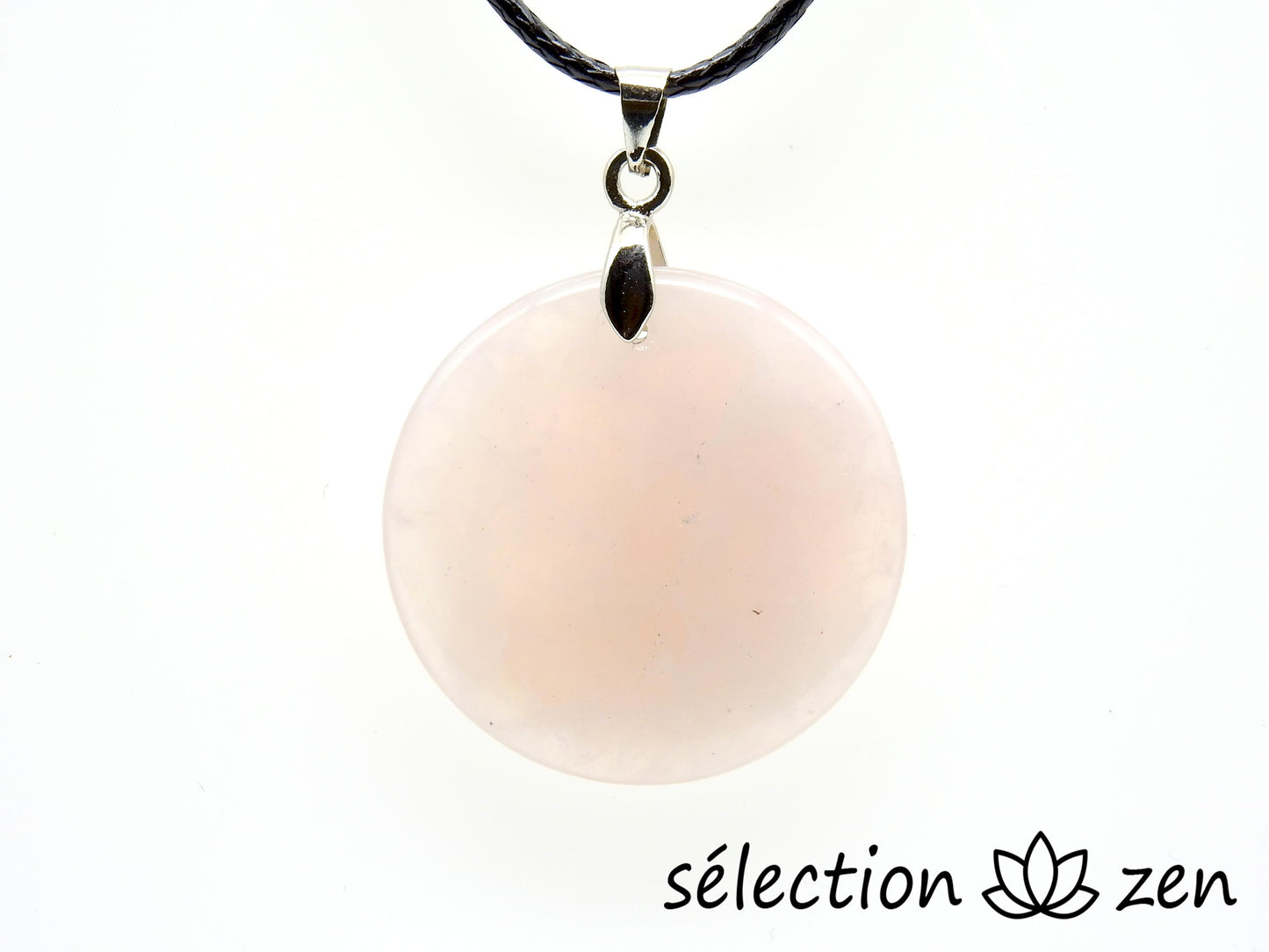 selection-zen collier arbre de vie doré quartz rose