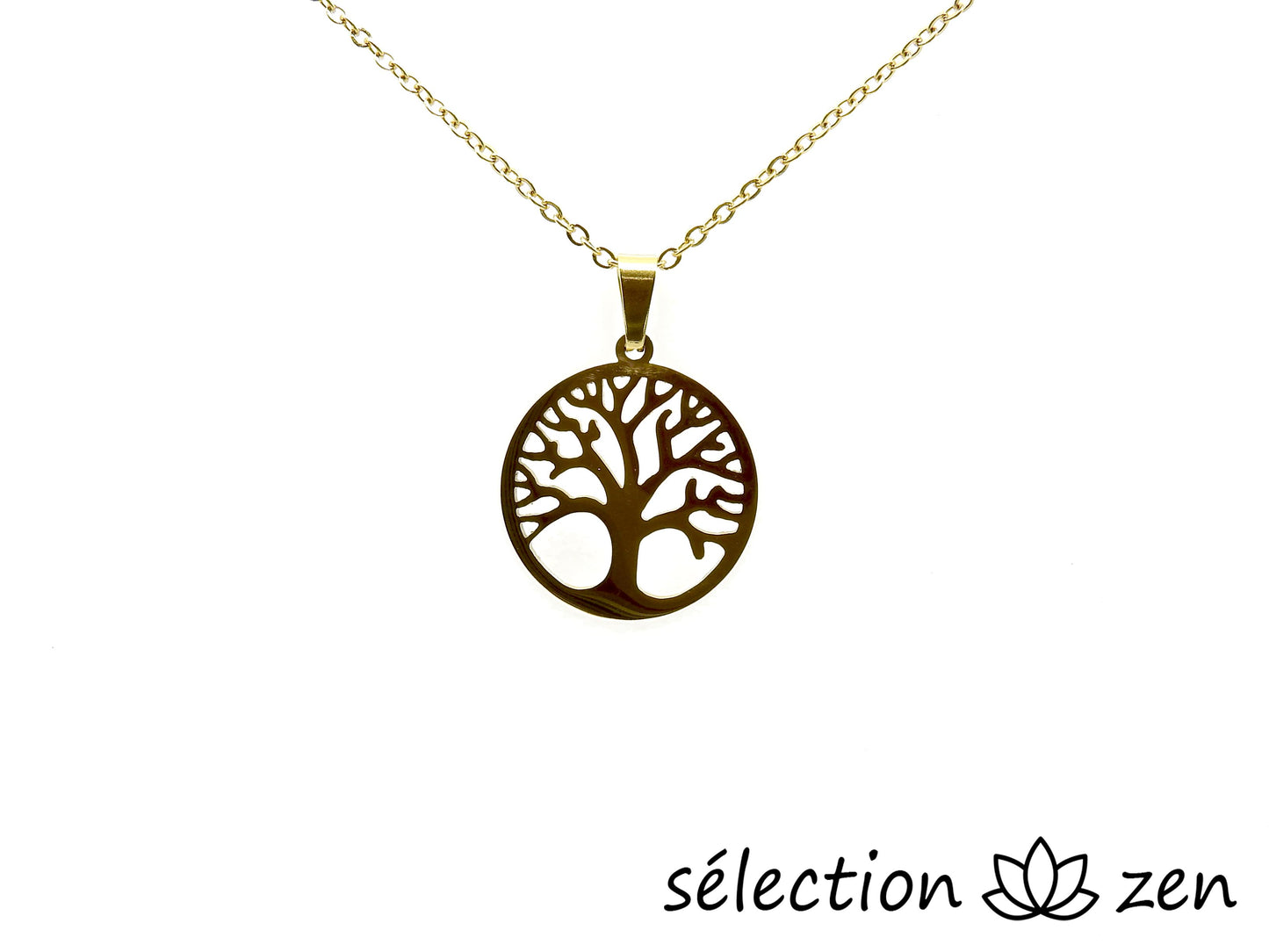 collier doré arbre de vie selection-zen