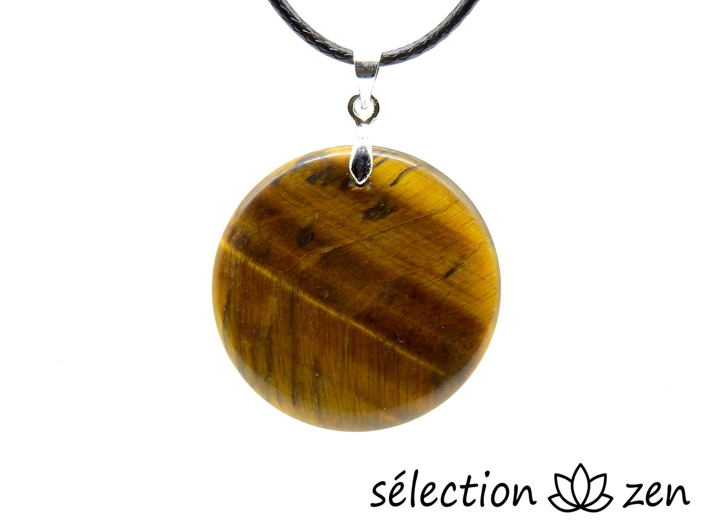 œil de tigre jaune fleur de vie dorée selection-zen