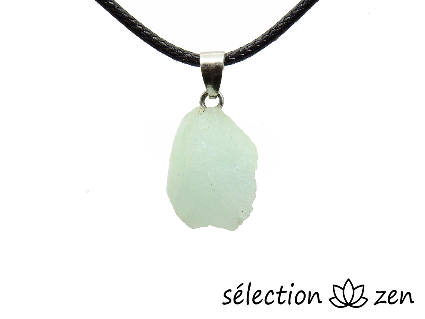 selection-zen collier minerai brut amazonite