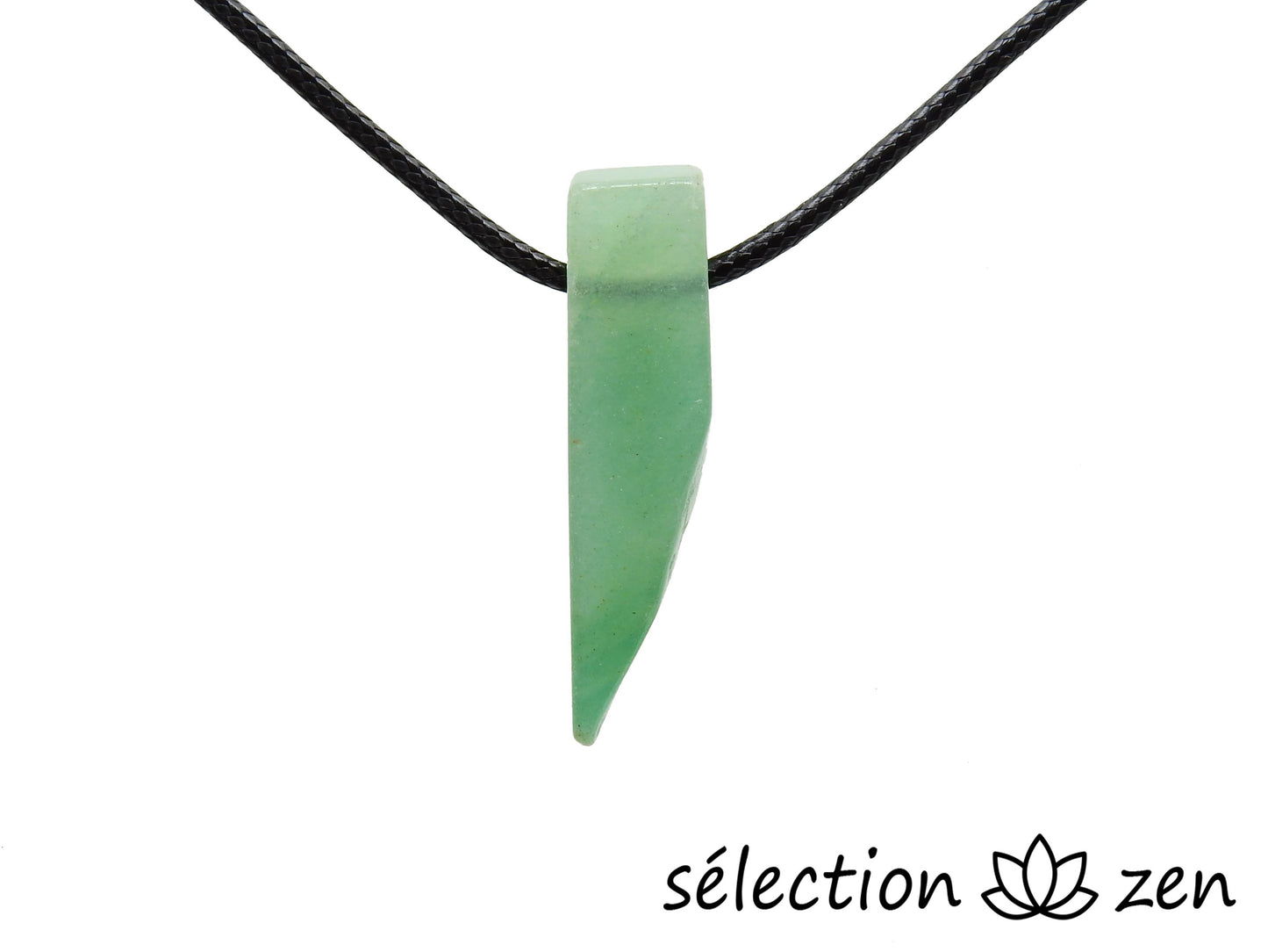 collier aventurine pierre sur cordon selection-zen
