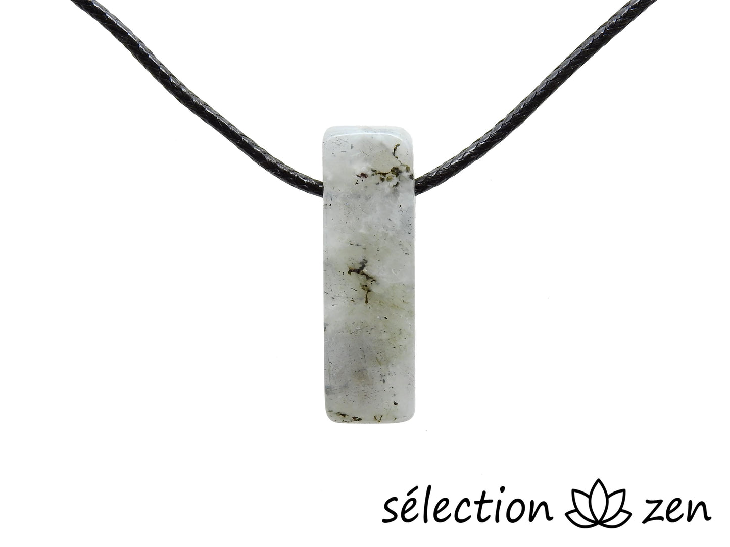collier labradorite pierre sur cordon selection-zen