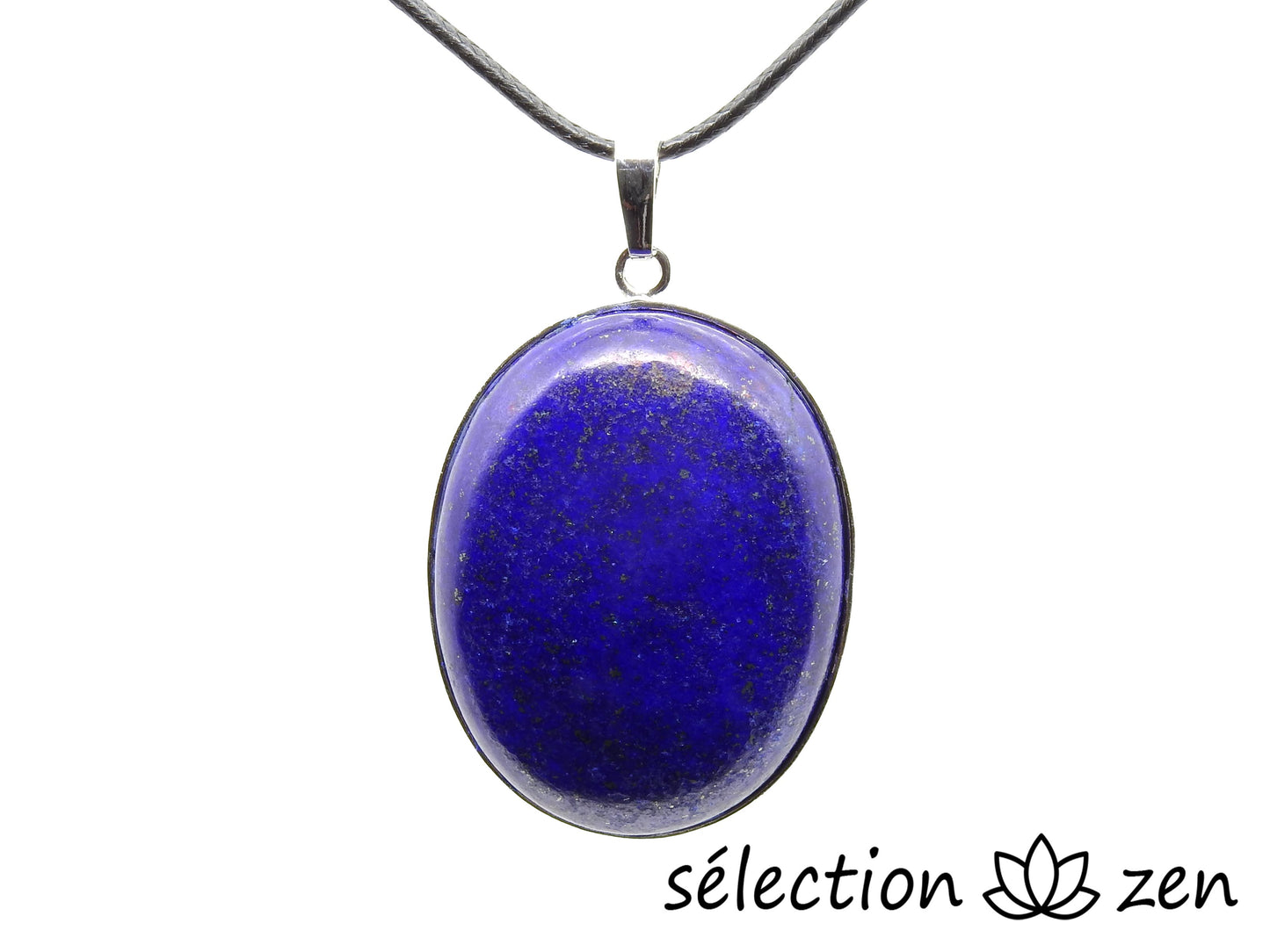 pendentif ovale lapis lazuli 30x40mm selection-zen