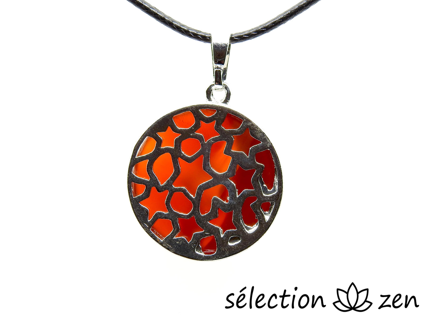 selection-zen pendentif astral cornaline