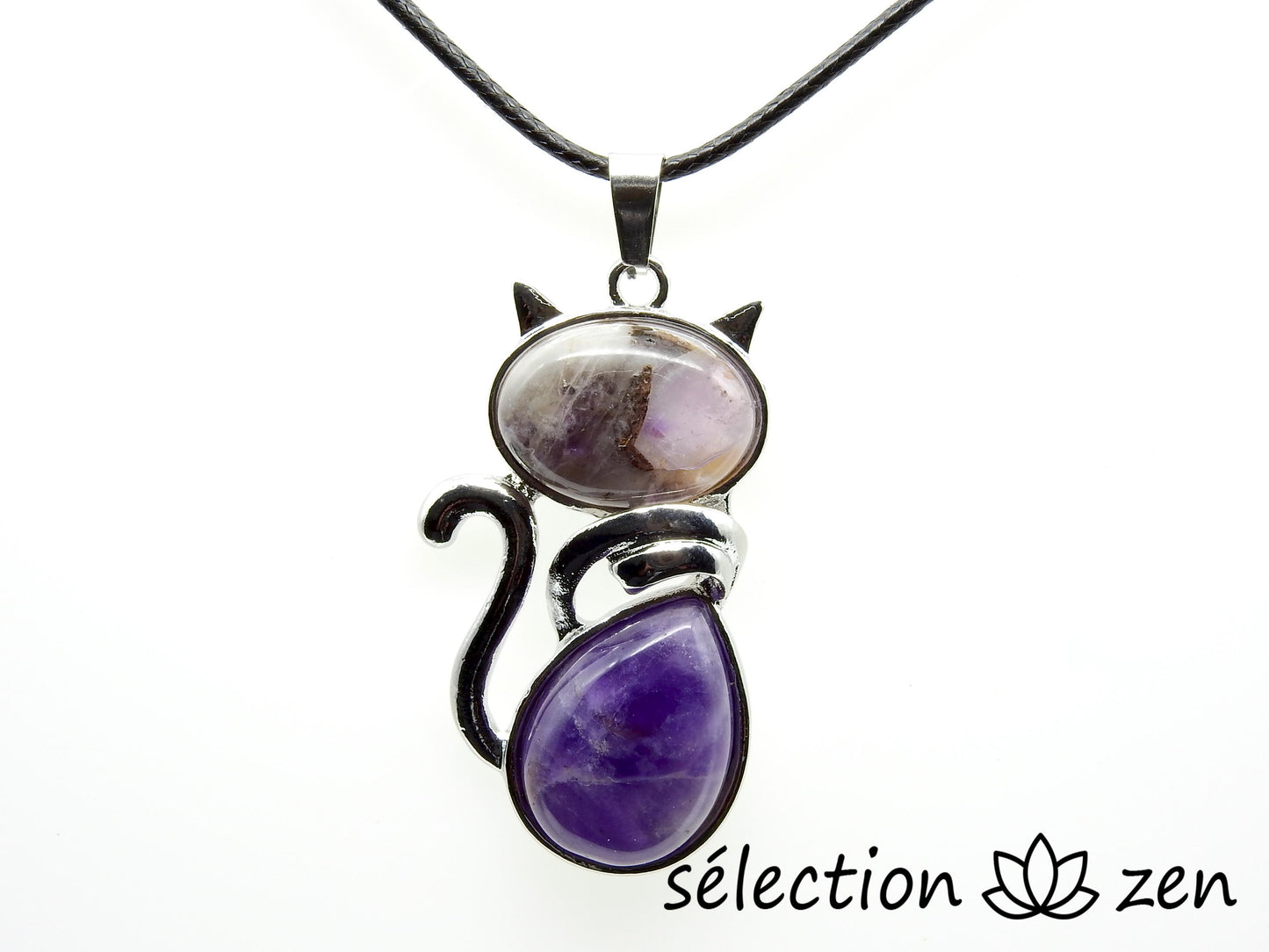 pendentif chat améthyste selection-zen
