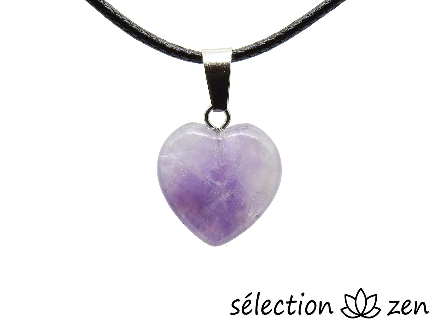 pendentif cœur 1,5cm pierre naturelle selection zen