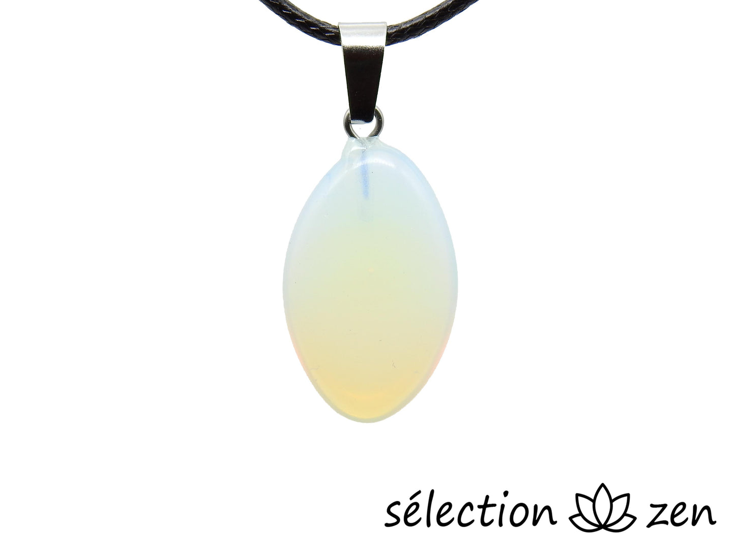 pendentif ellipse opalite selection zen