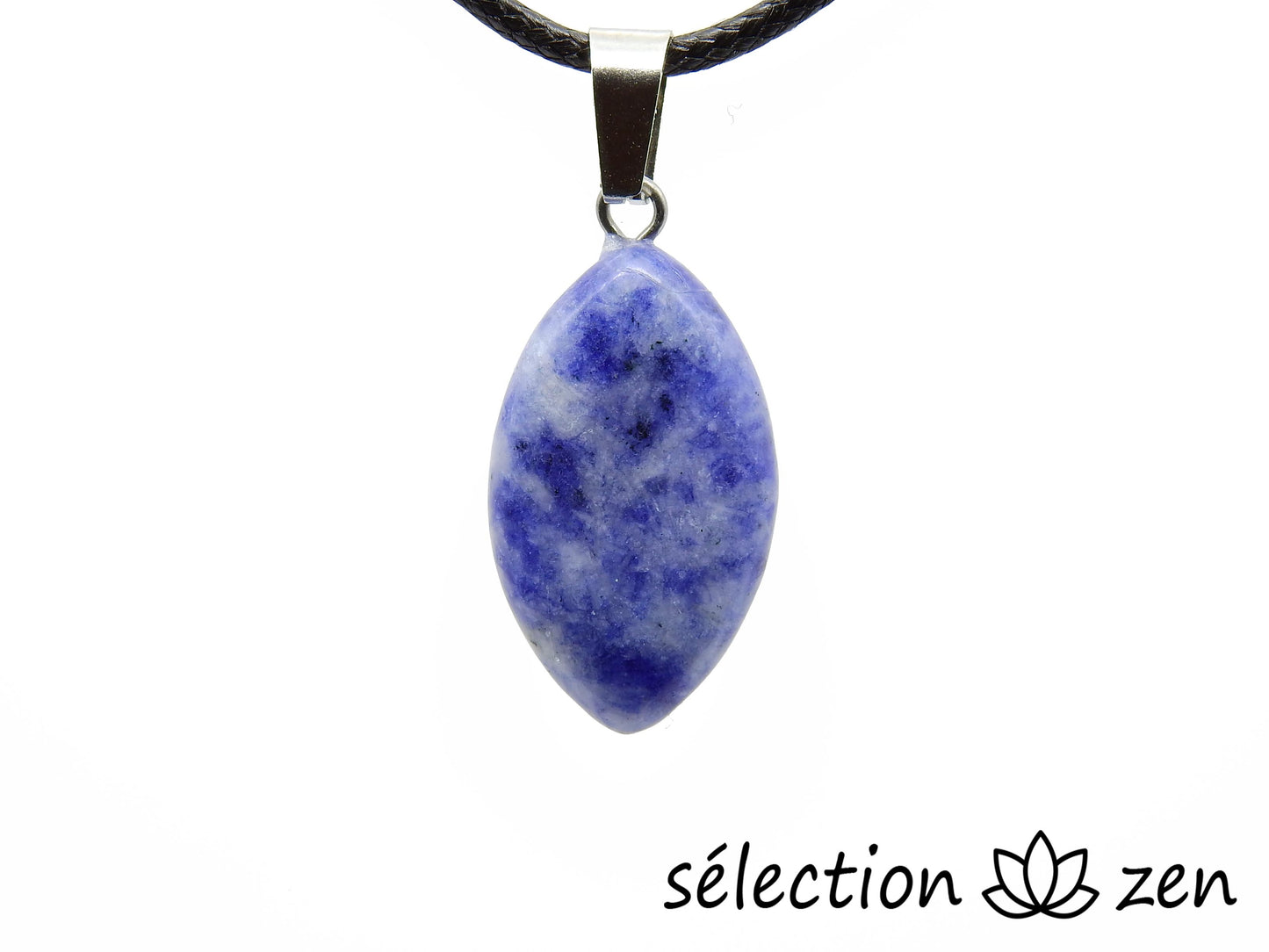 pendentif ellipse sodalite selection-zen