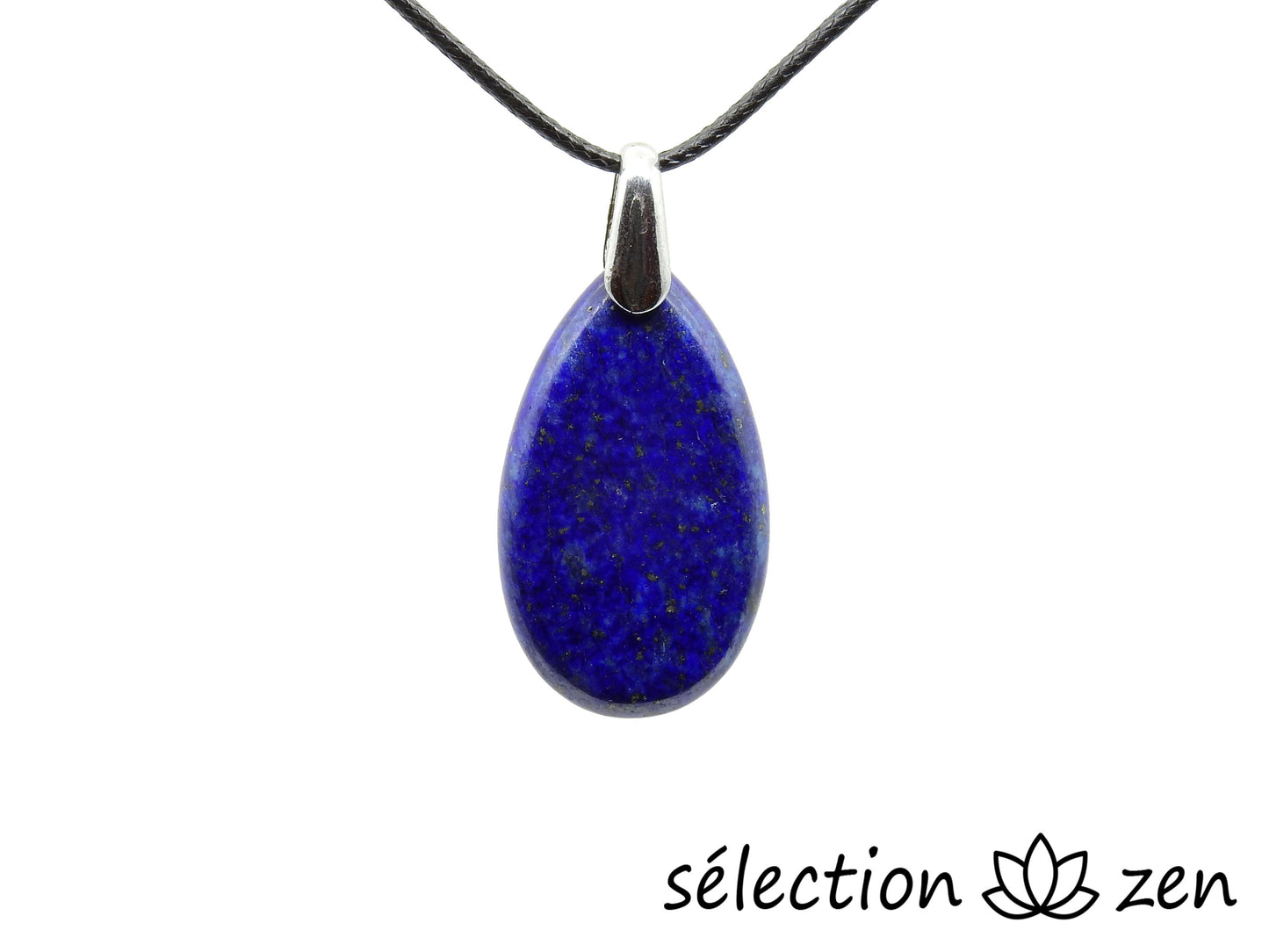 Pendentif goutte 3,5cm lapis lazuli
