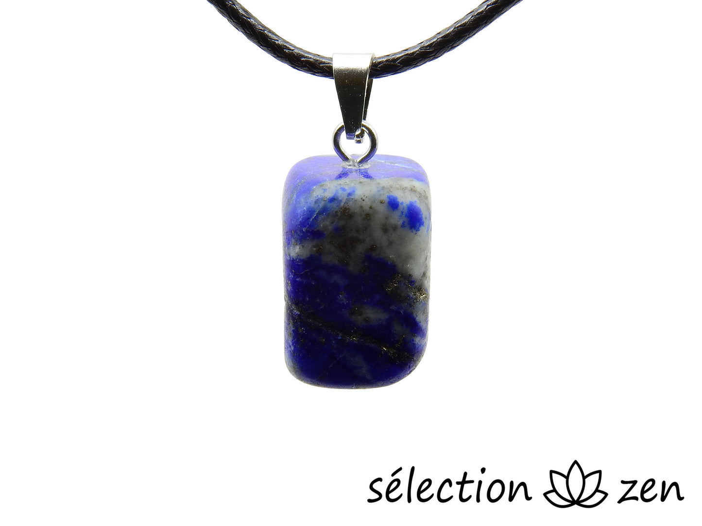 pendentif pierre roulée lapis lazuli selection-zen