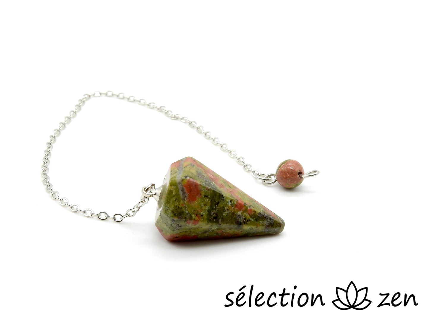 selection-zen pendule unakite pointe