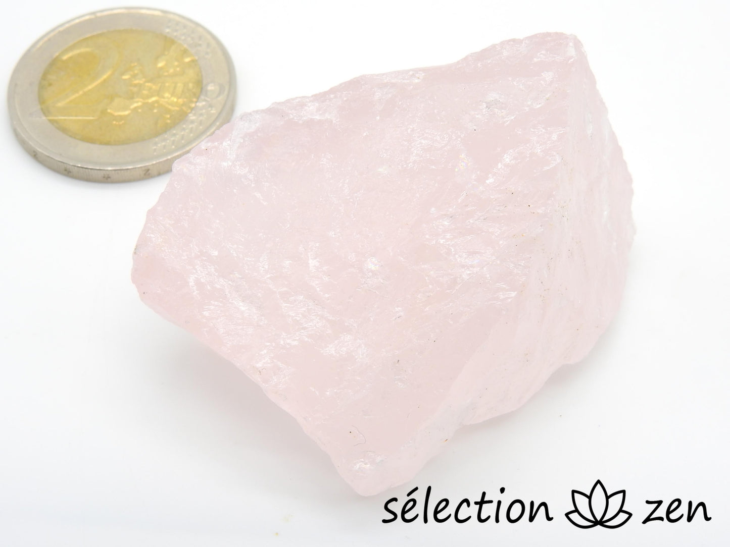 quartz rose pierre brute selection zen