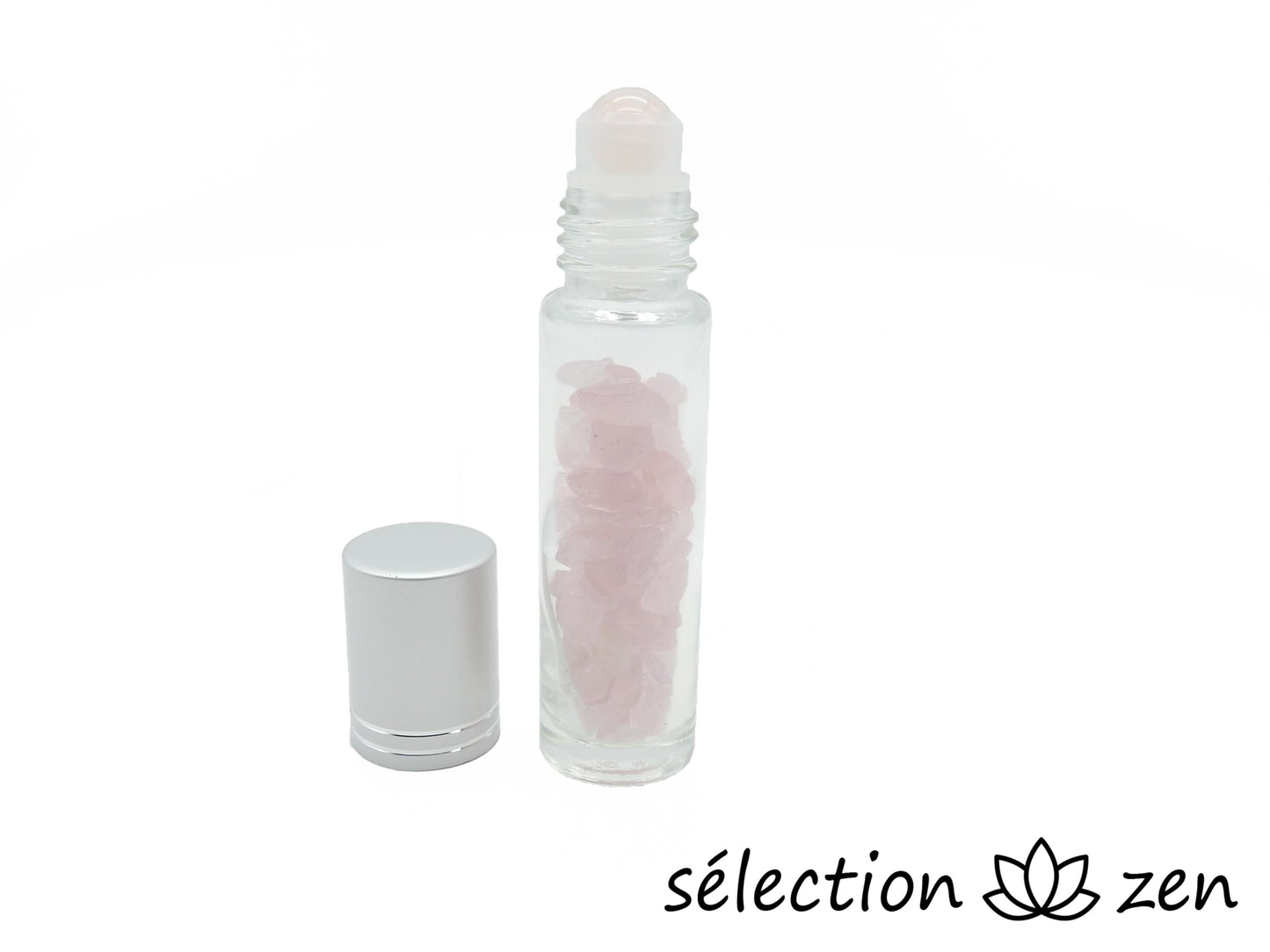selection-zen roll-on quartz rose pierres naturelles