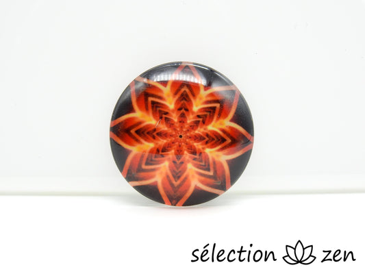 aimant frigo magnet fleur de feu selection-zen