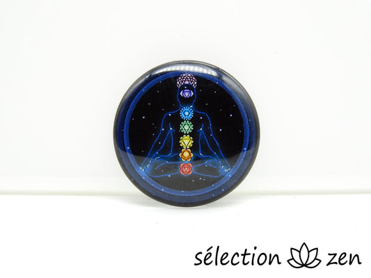 selection-zen aimant magnet frigo méditation 7 chakras nuit