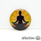 aimant magnet frigo silhouette méditation selection-zen