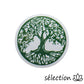 selection-zen autocollant arbre de vie vert et blanc