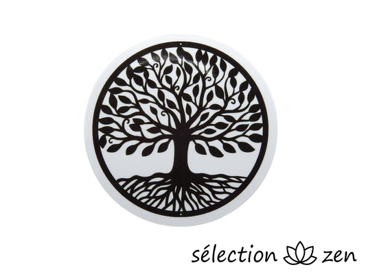 autocollant arbre de vie noir et blanc selection zen