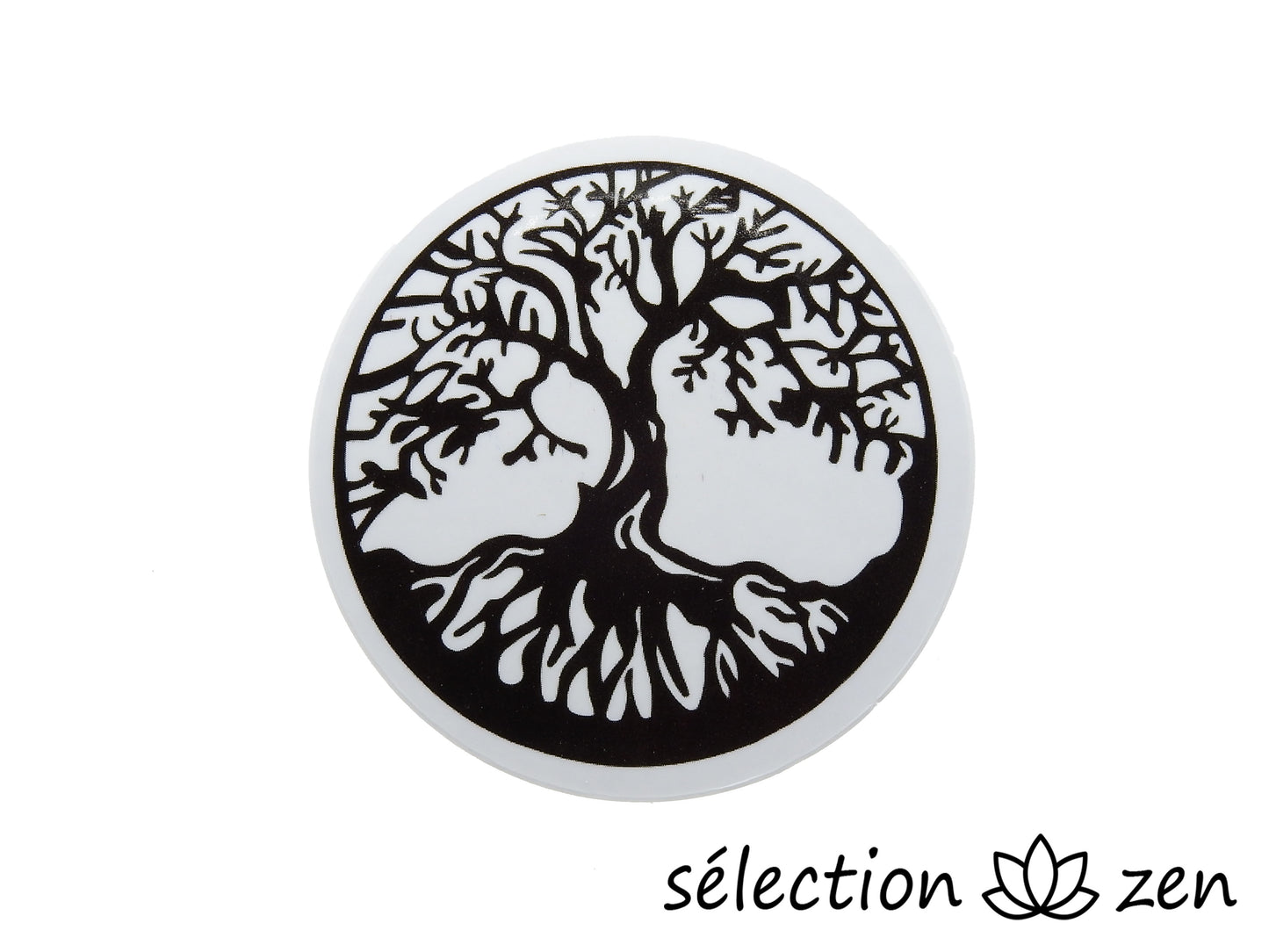 autocollant arbre de vie noir et blanc selection-zen