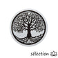 arbre de vie autocollant noir et blanc selection zen