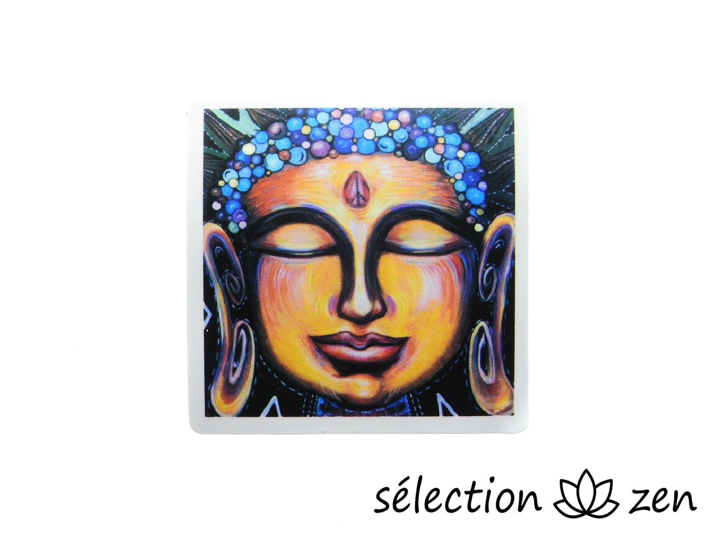 autocollant bouddha selection-zen