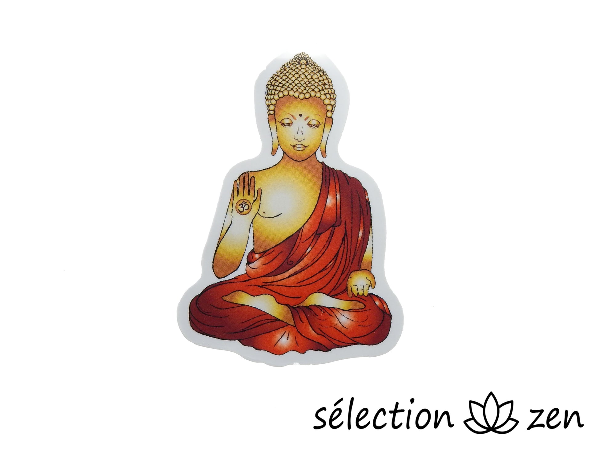 autocollant bouddha om selection-zen