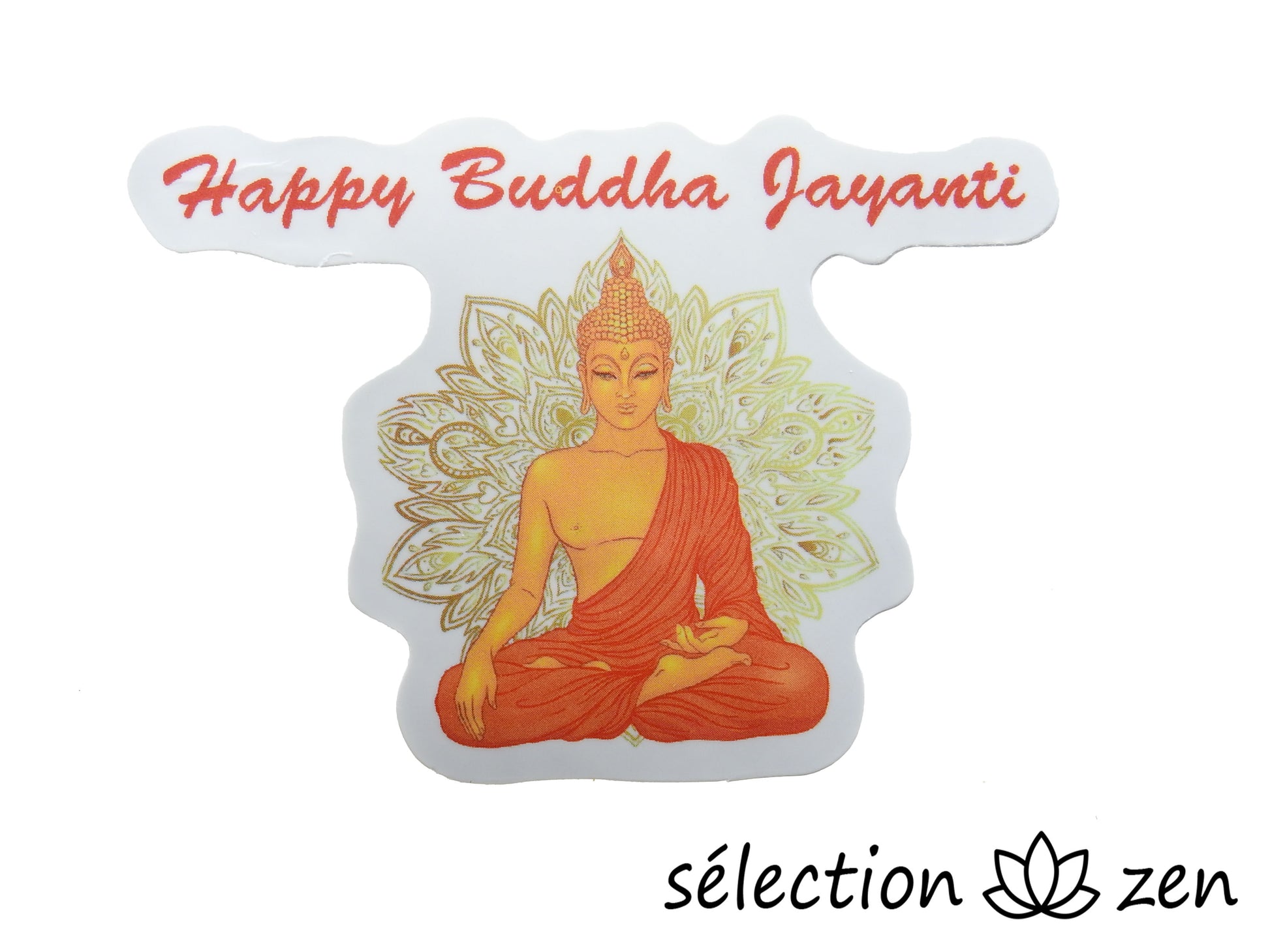 selection-zen autocollant bouddha