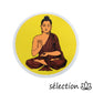 autocollant bouddha selection zen