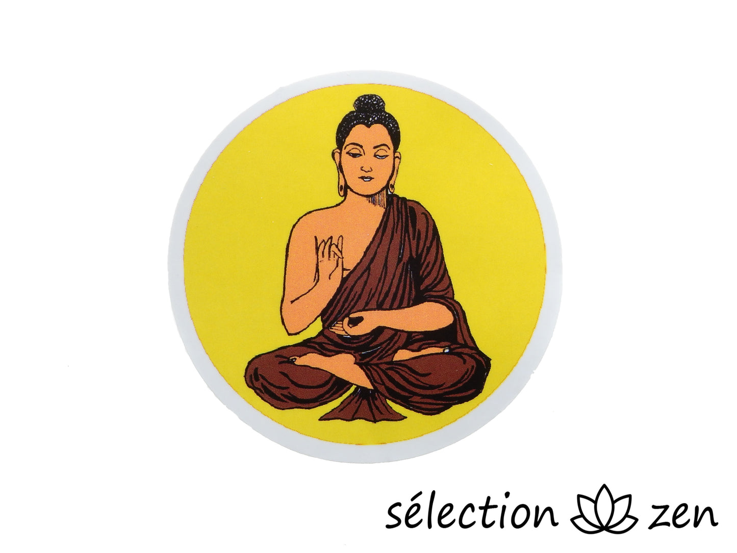 autocollant bouddha selection zen