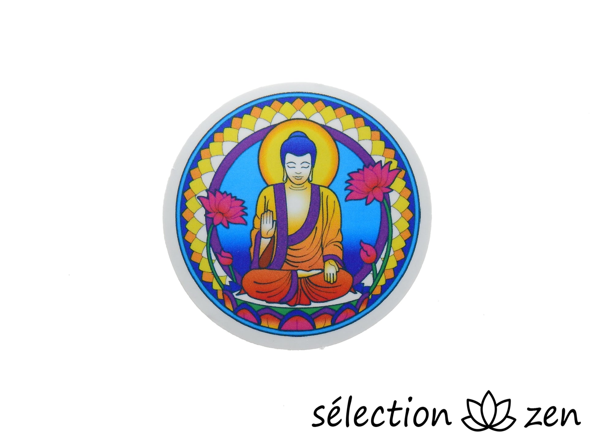 selection zen autocollant bouddha