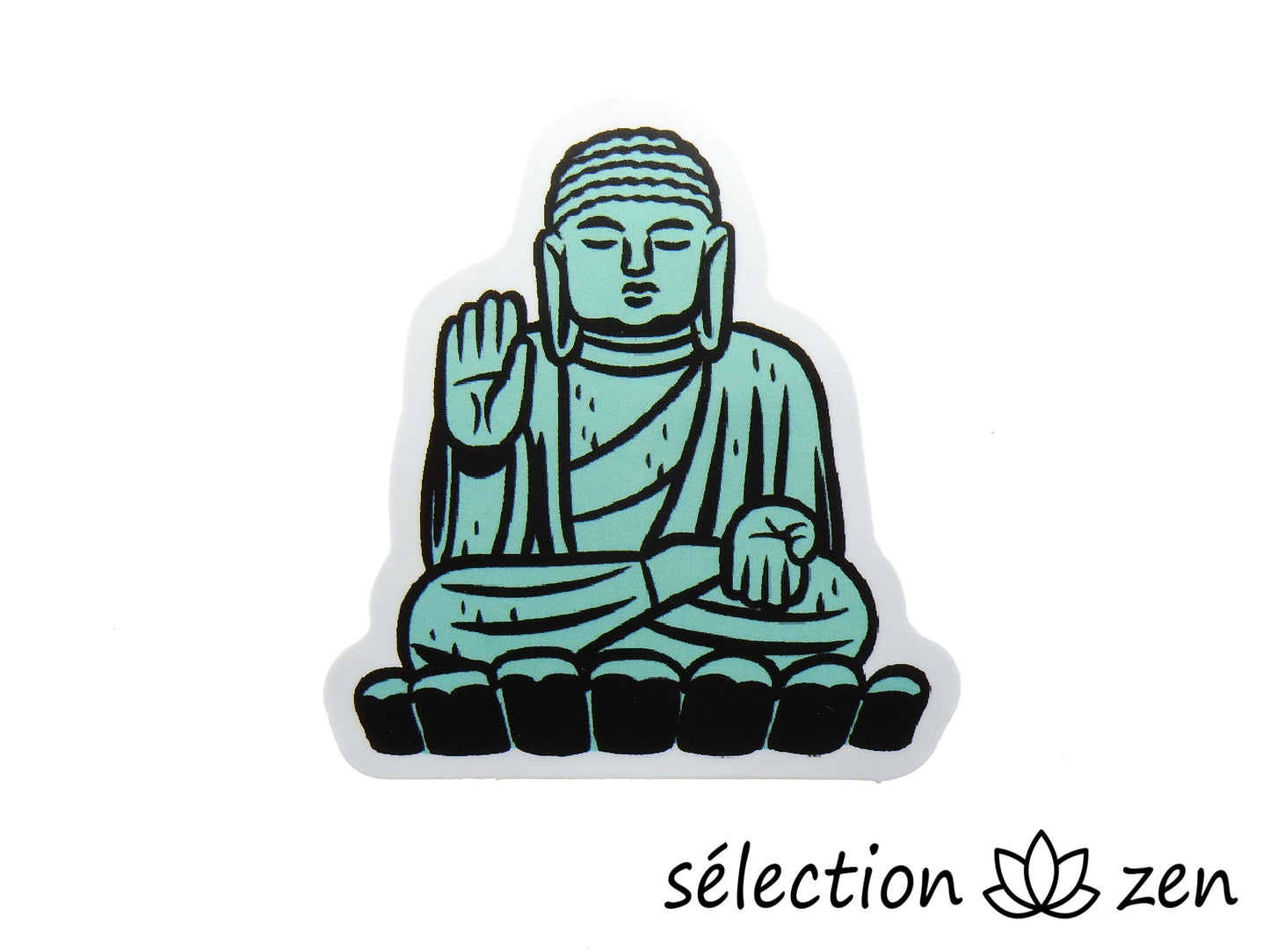 autocollant bouddha selection zen